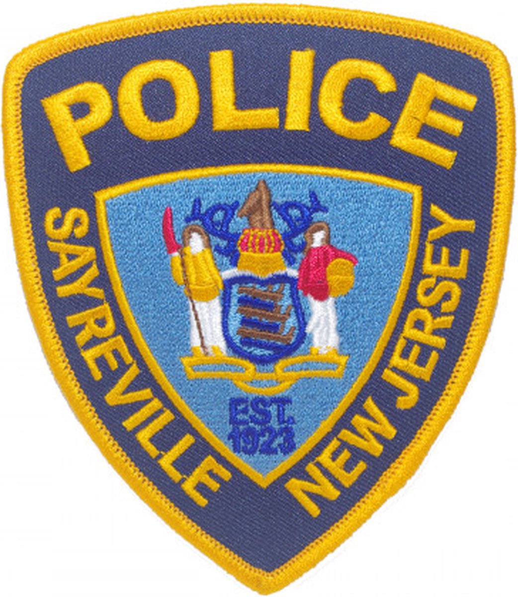 Sayreville New Jersey Police geborduurde patch embleem | Opnaai